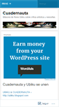 Mobile Screenshot of cuadernauta.wordpress.com
