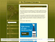 Tablet Screenshot of elultimocataro.wordpress.com