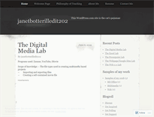 Tablet Screenshot of janetbotterilledit202.wordpress.com