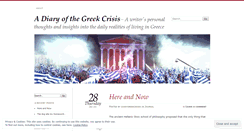 Desktop Screenshot of diarygreekcrisis.wordpress.com