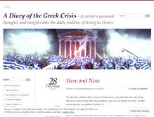 Tablet Screenshot of diarygreekcrisis.wordpress.com