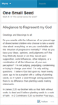 Mobile Screenshot of 1smallseed.wordpress.com