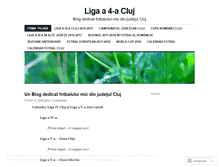 Tablet Screenshot of liga4cluj.wordpress.com