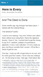 Mobile Screenshot of hereisevery.wordpress.com