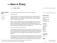 Tablet Screenshot of hereisevery.wordpress.com