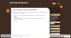 Desktop Screenshot of nashvilleimmigration.wordpress.com