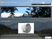 Tablet Screenshot of chrisjardin.wordpress.com