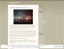 Tablet Screenshot of dianadoesdesserts.wordpress.com