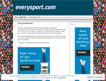 Tablet Screenshot of everysport.wordpress.com