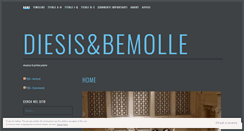 Desktop Screenshot of diesisebemolle.wordpress.com