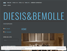 Tablet Screenshot of diesisebemolle.wordpress.com