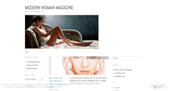 Desktop Screenshot of modernwoman.wordpress.com