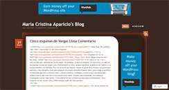 Desktop Screenshot of mariacristinaaparicio.wordpress.com