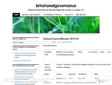 Tablet Screenshot of brhsharedgovernance.wordpress.com