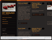 Tablet Screenshot of mymanjadi.wordpress.com