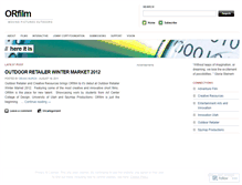 Tablet Screenshot of orfilm.wordpress.com
