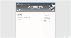 Desktop Screenshot of charlestonpug.wordpress.com