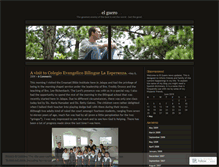Tablet Screenshot of elguero.wordpress.com