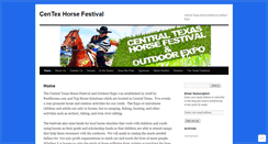 Desktop Screenshot of centexhorsefestival.wordpress.com