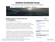 Tablet Screenshot of northernexistentialgroup.wordpress.com