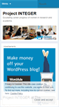 Mobile Screenshot of projectinteger.wordpress.com