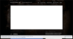 Desktop Screenshot of mylittleproject365.wordpress.com