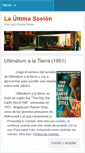 Mobile Screenshot of laultimasesion.wordpress.com