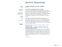 Tablet Screenshot of davidwbeauchamp.wordpress.com