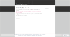 Desktop Screenshot of geocachingwebquest.wordpress.com