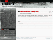 Tablet Screenshot of blokosuto.wordpress.com
