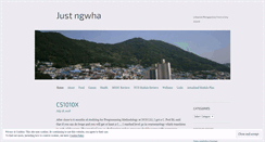 Desktop Screenshot of ngwha.wordpress.com