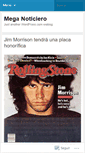Mobile Screenshot of meganoticiero.wordpress.com