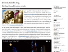 Tablet Screenshot of borderballad.wordpress.com