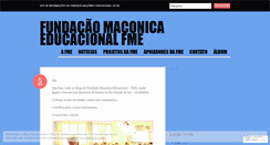 Desktop Screenshot of fundacaomaconicaeducacional.wordpress.com