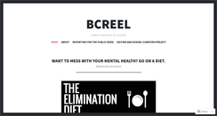 Desktop Screenshot of bcreel.wordpress.com