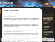 Tablet Screenshot of paulsmusing2.wordpress.com