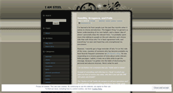 Desktop Screenshot of iamsteel.wordpress.com