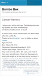 Mobile Screenshot of bombobox.wordpress.com