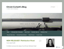 Tablet Screenshot of christicorbett.wordpress.com