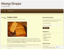 Tablet Screenshot of nisargashoppe.wordpress.com