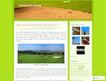 Tablet Screenshot of golfplatzrating.wordpress.com