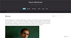 Desktop Screenshot of paytonmacdonald.wordpress.com