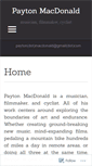 Mobile Screenshot of paytonmacdonald.wordpress.com