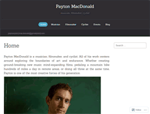 Tablet Screenshot of paytonmacdonald.wordpress.com