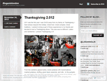 Tablet Screenshot of loganinlondon.wordpress.com