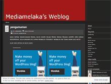 Tablet Screenshot of mediamelaka.wordpress.com