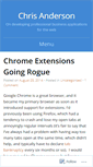 Mobile Screenshot of chrisa.wordpress.com