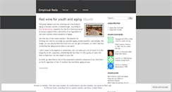 Desktop Screenshot of empiricalvino.wordpress.com