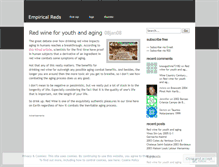 Tablet Screenshot of empiricalvino.wordpress.com