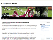 Tablet Screenshot of countryboycitygirls.wordpress.com